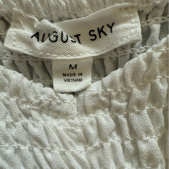 August Sky White Midi Dress - Picture 9 of 9